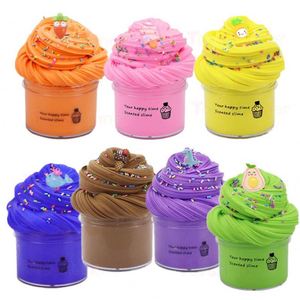 Hot Sale DIY Butter Fluffy Clay Kids Playdough Slime Kit Non-Toxic for Kids Colorful <b>Magic</b> Changing Corn Fluffy Slime Popular - Product Image 5