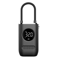 Vente flash Compresseur d'air portable numérique à affichage LED automatique pour vélo, moto, vélo électrique, pompe à pneus de voiture, gonfleur de pneus