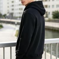 Hoodie unisexe coupe ample, épais, d'hiver, avec logo personnalisé sur mesure.