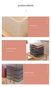 ตะกร้าหวายพับเก็บได้และจัดเก็บได้โครงใส่ของเบ็ดเตล็ดตะกร้าเก็บเสื้อผ้า - Product Image 6