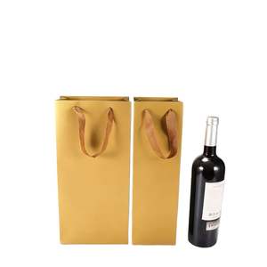 Bolsas de Papel Kraft Ecológicas de Lujo para Regalo, con Asa, para Botellas de Cerveza, Vino o Champaña - Product Image 2