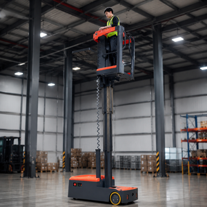 Chariot élévateur électrique 3m, capacité de charge 200kg, plateforme de travail en hauteur pour la picking d'inventaire - Product Image 6