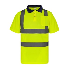 Polo <span class=keywords><strong>de</strong></span> sécurité à manches personnalisé en gros haute visibilité uniforme <span class=keywords><strong>de</strong></span> travailleur Fluorescence réfléchissant vêtements <span class=keywords><strong>de</strong></span> travail <span class=keywords><strong>de</strong></span> sécurité - Product Image 5