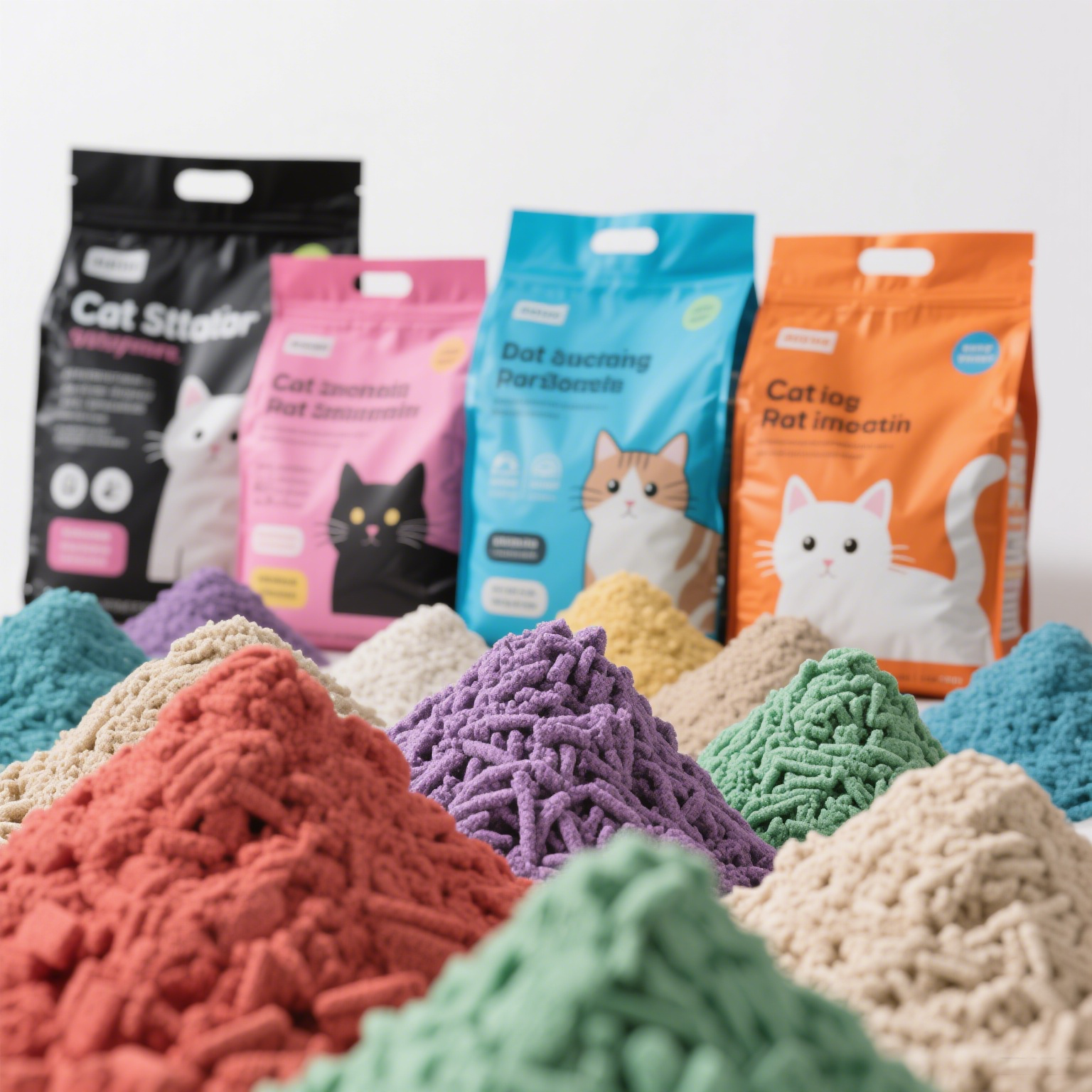 High-Performance Dust-Free Cat Litter - Guaizhuren Brand Volcanic Bentonite | Long-lasting Freshness