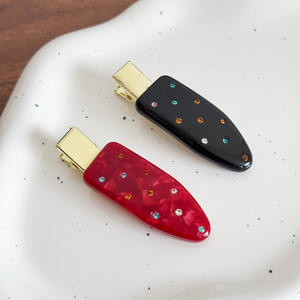 एसिटिक एसिड रंगीन हीरे के साथ शेशहेस क्लासिक राइनस्टोन हेयरपिन - Product Image 3