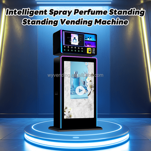 Nhà máy trực tiếp XYZ thiết kế độc đáo dẫn ánh sáng phun quảng cáo lớn màn hình Cologne freestanding Nước hoa Máy bán hàng tự động để bán - Product Image 5