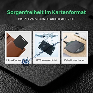 Rastreadores GPS AirTags para tarjetas, paquete de 4, 2 tarjetas, nombre, antirrobo, carbono, SmartFinder, similar a Mini <span class=keywords><strong>ATUVOS</strong></span>, colgante de maleta, años - Product Image 4