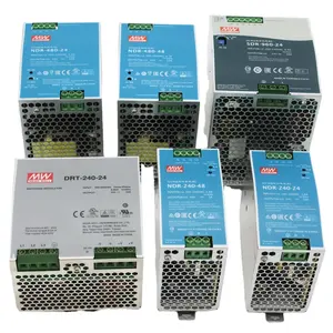 Mean Well din rail power supply 12v 18v 24vdc 48v 2a 5a 50wats Meanwell industrial ups power supply