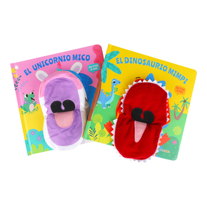 Libro <span class=keywords><strong>de</strong></span> marionetas <span class=keywords><strong>de</strong></span> mano <span class=keywords><strong>de</strong></span> tela educativa <span class=keywords><strong>de</strong></span> aprendizaje temprano para el desarrollo del bebé - Product Image 1