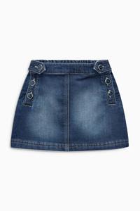 Ropa de Boutique para Niñas, Minifaldas de Mezclilla de Una Pieza para Niños, Estilo Formal de Verano, 100% Algodón - Product Image 3