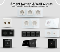 Interruptores Inteligentes Estándar UK/EU CNSKOU, Venta al por Mayor, Control Remoto, Alexa SmartLife para la Aplicación Tuya, Zigbee Wifi 16A