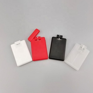 Instock White Transparent 20ml <b>Plastic</b> <b>Spray</b> <b>Bottle</b> 20 ml Credit Card Flat <b>Spray</b> Perfume <b>Bottle</b> - Product Image 4