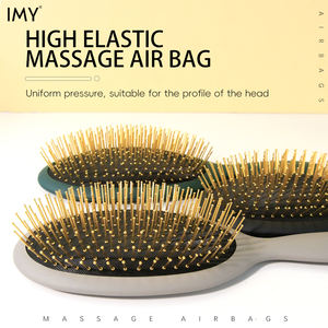 IMYโลโก้2024ชุดใหม่ชุดแปรงนวด2ชิ้นปีกหมูสแตนเลสแปรงทําความสะอาดพร้อมกล่องกระดาษและกระเป๋าสิริผู้หญิง - Product Image 4