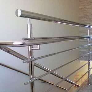 נירוסטה מצופה זהב מעקות צבע נירוסטה <span class=keywords><strong>tubular</strong></span> המעקות מדרגות 304 נירוסטה משמר מסילות - Product Image 4