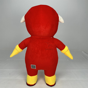Personalizable Cosplay inflable rojo Gg Bond cerdo dibujos animados Piggy mascota <span class=keywords><strong>disfraz</strong></span> para adultos hecho a mano vestido fiesta promoción traje - Product Image 3