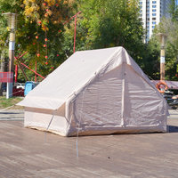 Tente de camping gonflable professionnelle pour usage extérieur, convient aux familles de 3 à 4 personnes, grand espace, fournisseur en gros