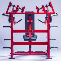 Machine de musculation professionnelle Cheernin à double inclinaison, conception à mouvement séparé, acier découpé au laser, revêtement double, press à pectoraux sélectionnable, sécurité 200 kg
