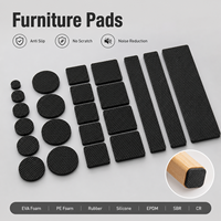 Coussinets en caoutchouc moulés en silicone, amortisseurs de chocs, protection industrielle, durables, pour découpe sur mesure