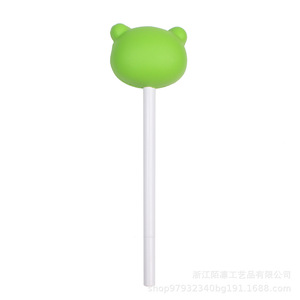 Soft Frog Pen Head PU Foam Slow <b>Rebound</b> Fun Toy Gift Study Tool Portable Promotional Pen - Product Image 3