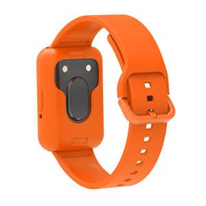 Eraysun mềm tích hợp dây đeo đồng hồ cho Samsung Galaxy fit3 dây đeo + Vỏ Vòng đeo tay thông minh cho phù hợp với 3 dây đeo cổ tay Silicone dây đeo đồng hồ - Product Image 6