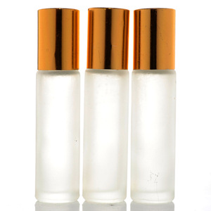 Bulk Cylinder <b>Glass</b> Roll on <b>Bottles</b> 30/50ml <b>Amber</b> Clear Essential Oil Perfume Deodorant Roller Containers - Product Image 1