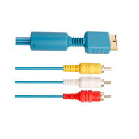 Câble audio vidéo AV 1,8 m vers RCA pour PS1/PS2/ Mâle-Femelle en stock