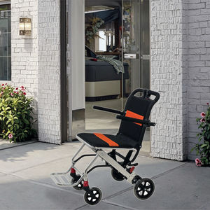 RAFU <span class=keywords><strong>Wheelchair</strong></span> kursi roda Manual dengan sandaran tangan tinggi dapat diatur roda belakang lepas cepat penutup kaki dapat dilepas - Product Image 5