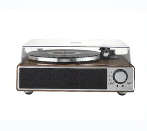 multiple lp vinyl turntable record players bt usb home audio equipment