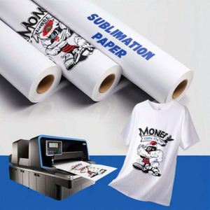 Papier transfert blanc personnalisé OEM pour la sublimation sur tissus foncés pour vêtements - Product Image 1