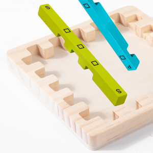 Colorful Rainbow Wooden Stick Pairing Game Early Education Toy for Kids Enhances Playing Skills - Product Image 6