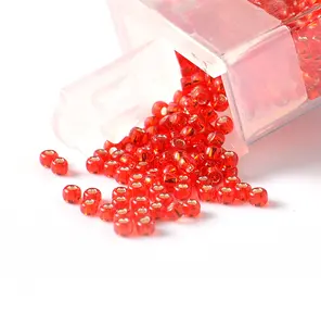 Perles rondes et argentées pour la fabrication de bijoux, livraison gratuite, style japonais TOHO, 11/0 perles en verre pour bijouterie