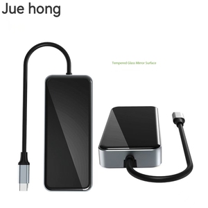 Jue Hong 10-in-1 <span class=keywords><strong>USB</strong></span>-<span class=keywords><strong>C</strong></span> Hub <span class=keywords><strong>Typ</strong></span>-<span class=keywords><strong>C</strong></span> a Rj45 USB3.0 adattatore con lettore di schede per <span class=keywords><strong>HDMI</strong></span> e <span class=keywords><strong>USB</strong></span>-<span class=keywords><strong>C</strong></span> porta Hub tipo-<span class=keywords><strong>C</strong></span> in magazzino - Product Image 6