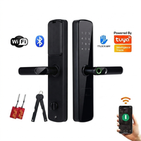 Cerradura Inteligente para Puerta Principal con Huella Dactilar Biométrica, Antirrobo, Impermeable, de Alta Precisión, 6068 Mortise, TTlock, Tuya, WiFi