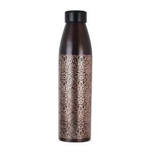 Premium 100% Pure Copper <b>Water</b> <b>Bottle</b> <b>BPA</b> <b>Free</b> Anti Bacterial Rust Resistant Lightweight Portable Ideal for Office Gym Travel - Product Image 3