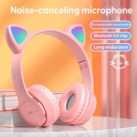 P47 TWS Mini Earbuds Cat Ear Casque sans fil avec LED et réduction de bruit 5G Sports Running Gaming Caractéristiques
