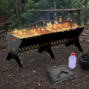 Yimo 200cm Moderne Laser-Cut Fire Pit Colonne avec Teardrop Design Fuego Caravan Rim Rock Isopropyl Waterfall Poker Accessoire - Product Image 3