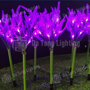 ไฟตกแต่ง LED ลาเวนเดอร์สำหรับภายนอกอาคาร เหมาะสำหรับทางเดินในสวนและฉากกลางคืนสุดโรแมนติก - Product Image 5
