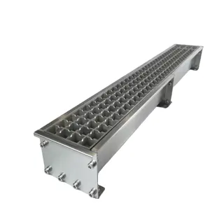 Stainless Steel Linear Drain Linear Water Channels Internal Water Drainage Systems Gutters For Industrial Factory