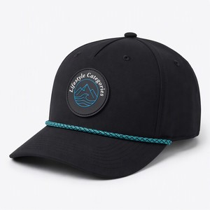 Casquette de camping 5 panneaux personnalisée avec logo en vinyle, imperméable et performante, fabricant de chapeaux Gorras en gros - Product Image 1