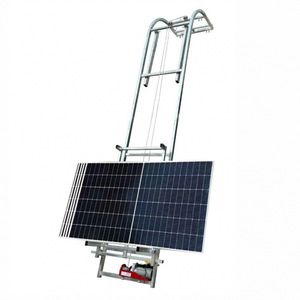 Elevador Eléctrico de Paneles Fotovoltaicos, Escalera de Elevación de Paneles Solares de Acero, Elevador de Cable de 4-<span class=keywords><strong>25</strong></span> m para Estructuras Elevadas - Product Image 2