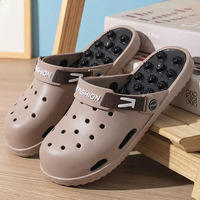 Magnetische Sommer-EVA-Schuhe mit Druckpunkt-Massageplatte, Fußpunkt-Stimulation, rutschfeste Paar-Hausschuhe, Sandalen für Herren