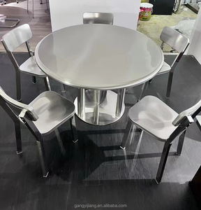 <span class=keywords><strong>Chaise</strong></span> de bar <span class=keywords><strong>haute</strong></span> en acier inoxydable de style moderne, <span class=keywords><strong>dossier</strong></span> assorti <span class=keywords><strong>avec</strong></span> transport facile pour restaurants, bars et hôtels - Product Image 3