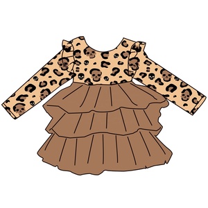Wholesale Custom Pattern Toddlers Shorts <b>Tulle</b> Twirl Knee-Length Petal Sleeve for Girls - Product Image 4
