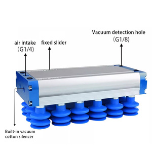 Herramienta de transporte maquinaria elevador de vidrio manual resistente para vidrio neumático industrialk esponja ventosa - Product Image 6