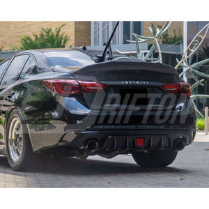 ดิฟฟิวเซอร์กันชนหลังคาร์บอนไฟเบอร์ใหม่สำหรับ Infiniti Q50 ปี 2018-2024 มีสินค้าในคลัง Q50 Drifton USA - Product Image 4