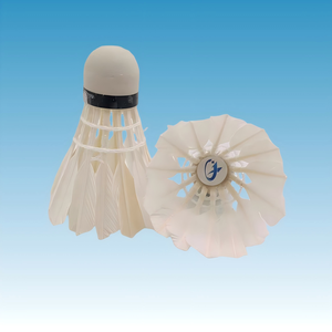 Kok <span class=keywords><strong>Badminton</strong></span>, kok <span class=keywords><strong>Badminton</strong></span> bulu angsa lurus tahan lama harga murah - Product Image 2