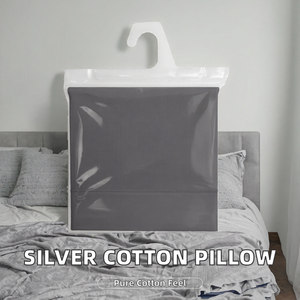 Funda de Almohada de Algodón con Conexión a Tierra ESD, Antibacteriana y Antiestática, Diseño Tejido Sólido Moderno para un Sueño Saludable - Product Image 2