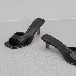 Custom Logo Elegant Formal Shoes High Heel Shoes Slippers Stiletto Heel Women Heeled <b>Sandals</b> - Product Image 5