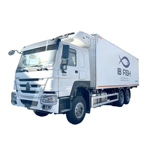 Экспортный грузовик-рефрижератор для перевозки рыбы, <span class=keywords><strong>20</strong></span> тонн, 6x4, дизельный морозильник, регриформированный фургон - Product Image 1