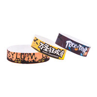 Nouvelle arrivée festival bracelets fête dupont tyvek papier bracelet bracelet papier bracelets pour événement